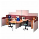 Partisi Kantor Uno Exclusive 2 Staff Configuration