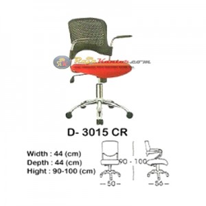 Kursi Kantor (Staff & Sekretaris) Indachi D-3015 CR
