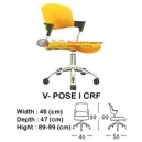 Kursi Kantor (Staff & Sekretaris Indachi) V-Pose I CRF