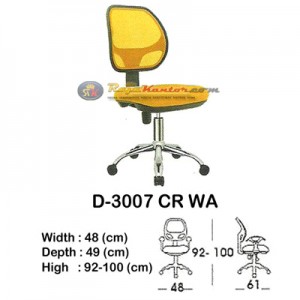 Kursi Kantor (Staff & Sekretaris) Indachi D-3007 CR WA