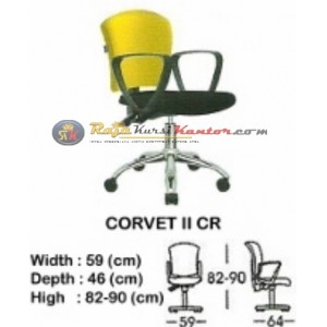 Kursi Staff & Sekretaris Indachi Corvet II CR