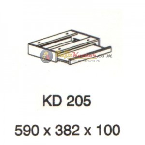Meja Kantor Vip Mv Series KD 205 (Keyboard Drawer)