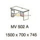 Meja Kantor Vips MV Series MV 502 A (Office Desk )
