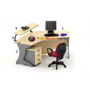 High Point Nine - Meja Kantor Oxford Workstation-2