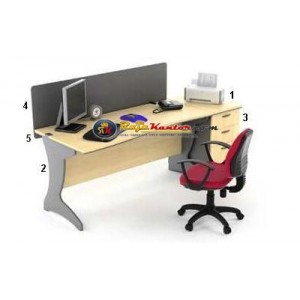High Point Nine - Meja Kantor Oxford Workstation-3