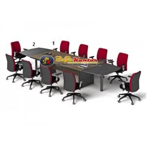 High Point Classe - Meja Meeting Set Noce Calabria