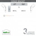 Partisi Kantor Modera - Corner Bracket