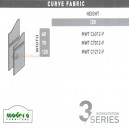 Partisi Kantor Modera - Curve Fabric