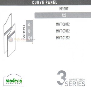 Modera 3 Workstation Series - Curve Panel