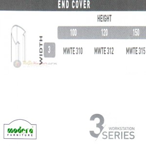 Modera 3 Workstation Series - End Cover