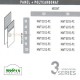 Modera 3 Workstation Series - Full Panel + Polycarbonat