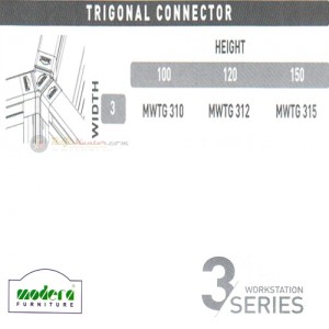 Modera 3 Workstation Series - Triagonal Connector