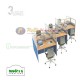 Modera 3 Workstation Series - 6 Staff Configuration