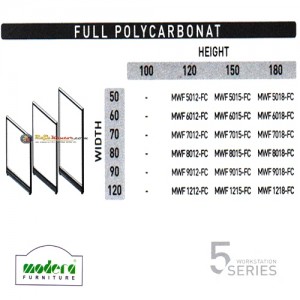 Modera 5 Workstation Series - Full Polycarbonat