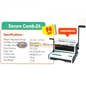 Mesin Binding Secure - Secure Comb-24