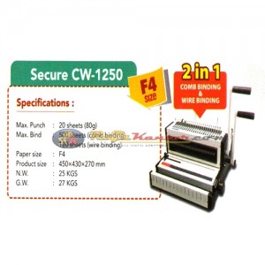 Mesin Binding Secure - Secure CW-1250