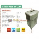 Mesin Penghancur Kertas Secure Maxi 34 CCM