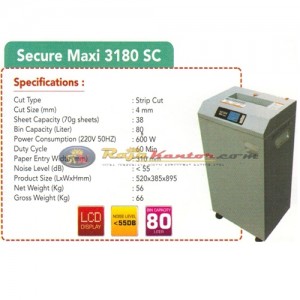 Mesin Penghancur Kertas Secure Maxi 3180 SC