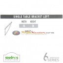 Modera 6 Workstation Series Single Table Bracket Left