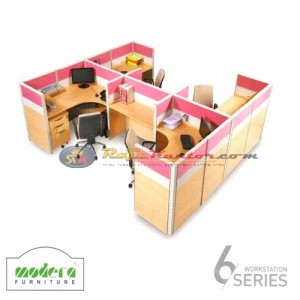 Modera 6 Workstation Series 4 Set Orang-2