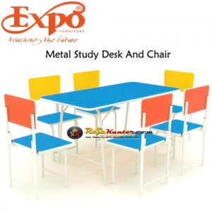 Expo Metal Study Desk And Chair 2