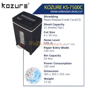 Mesin Penghancur Kertas Kozure KS - 7500C