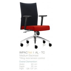 Kursi Kantor Inviti IMPAC NET 1 AL - TC