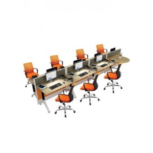Partisi Kantor Donati 2,5cm 8 Chairs