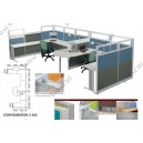 Partisi Kantor Indachi Configuration 2 KAS