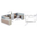 Partisi Kantor Indachi Configuration 2 UR