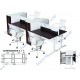 Partisi Kantor Indachi Configuration 4 LF