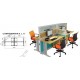 Partisi Kantor Indachi Configuration 4 LR