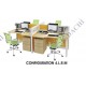 Partisi Kantor Indachi Configuration 4 LRM