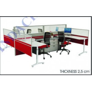 Partisi Kantor Indachi Configuration 2cm