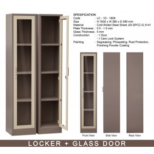 Locker Besi Alba Tanpa Kaki LC-1D-1806