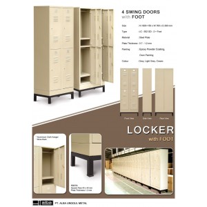 Locker Besi Alba Pakai Kaki LC 502 GD - 2