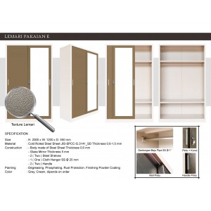 Lemari Pakaian Alba E