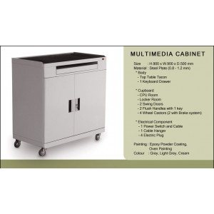 Multimedia Cabinet Besi Alba