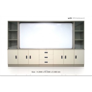 Lemari File Besi Alba With Whiteboard