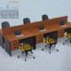 Eco Office Meja Staff 6 Orang C