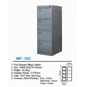 Filling Cabinet Importa IMP-D4C