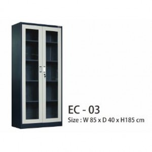 Lemari Arsip Sliding Kaca Emporium EC 03