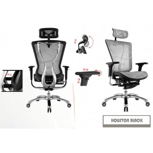 Kursi Kantor Direktur CARRERA HOUSTON BLACK