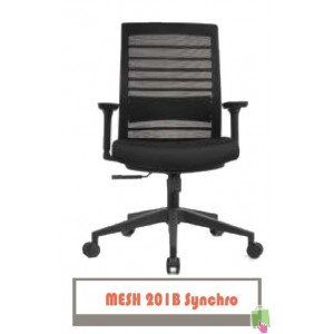 Kursi Kantor Staff CARRERA MESH 201B SYNCHRO