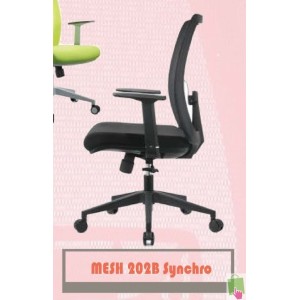 Kursi Kantor Staff CARRERA MESH 202B SYNCHRO