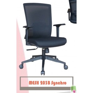 Kursi Kantor Staff CARRERA MESH 203B SYNCHRO