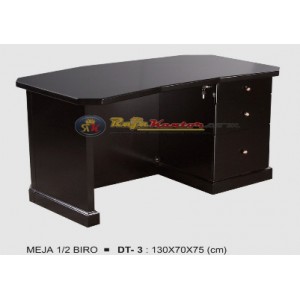 Meja Kantor Donati Meja 1/2 Biro DT - 3 (Melamic Series)
