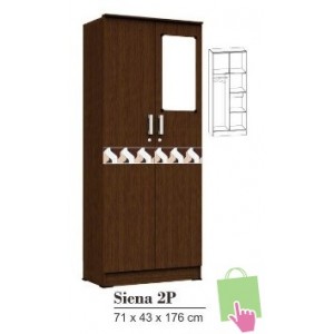 Lemari Pakaian Osiki Siena 2P