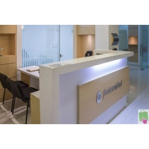 Custom Meja Resepsionis Sample 1