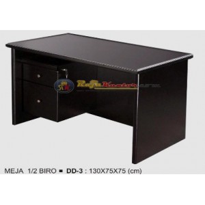 Meja Kantor Donati Meja 1/2 Biro DD-3 (Melamic Series)